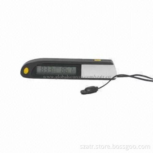 Car In/Out Thermometer with Calendar/Date-day Display, Fahrenheit or Celsius Reading